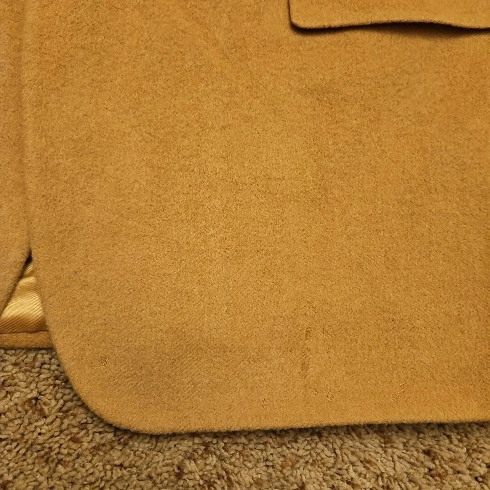 BOTANY 500 MENS 46L 100% CAMEL HAIR SPORT‎ COAT BLAZER Small Hole Left Sleeve